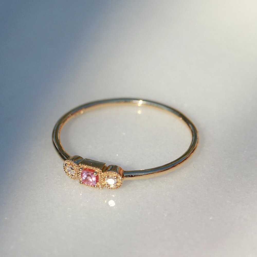Pink Sapphire Ring